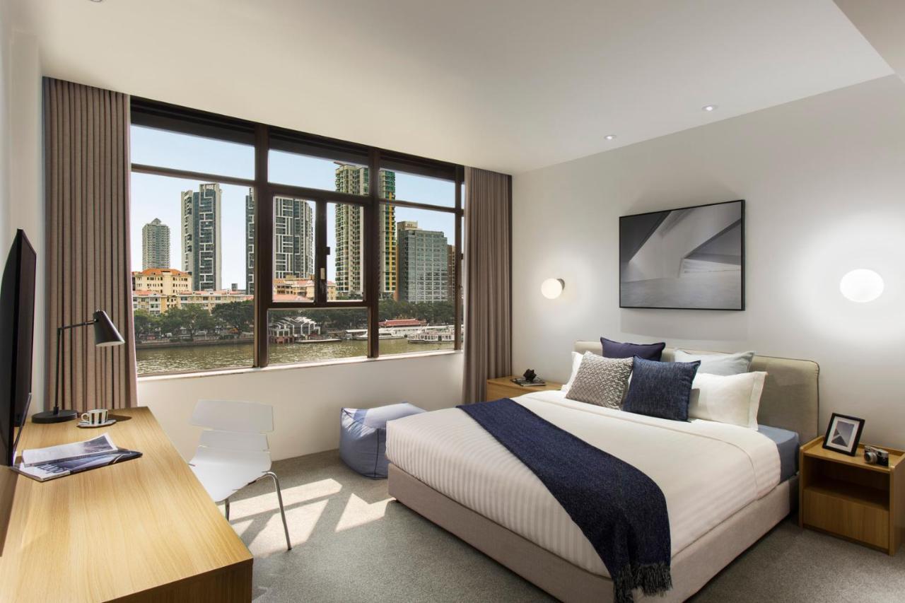 Ln Residence Changdi - New Aiqun Building - Canton Fair Free Shuttle Bus During Canton Fair Period Exteriör bild