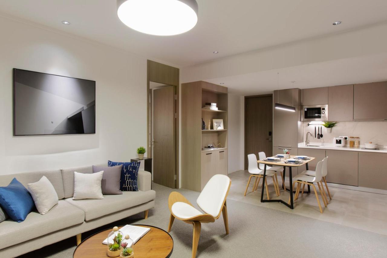 Ln Residence Changdi - New Aiqun Building - Canton Fair Free Shuttle Bus During Canton Fair Period Exteriör bild